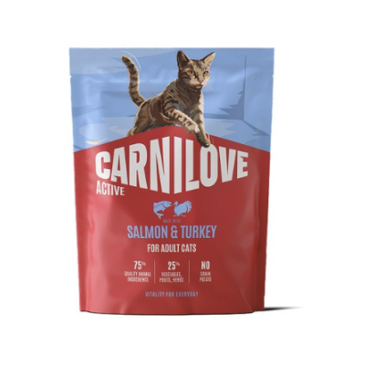 Корм сухий Carnilove Active Salmon & Turkey для котів лосось та індичка
