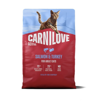Корм сухий Carnilove Active Salmon & Turkey для котів лосось та індичка