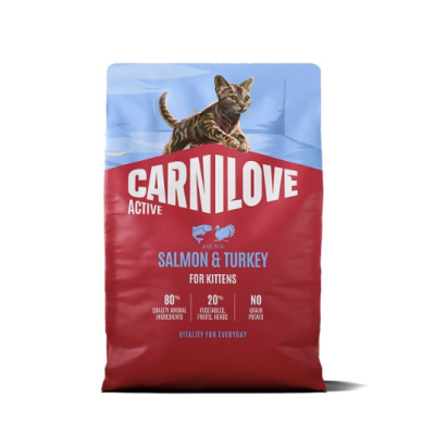 Сухой корм для котят Carnilove Cat Salmon & Turkey Kitten с лососем и индейкой