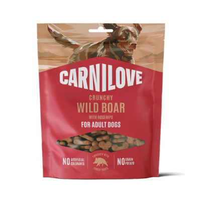 Лакомство для собак Carnilove Wild Boar with Rosehips с кабаном и шиповником для быстрого восстановления