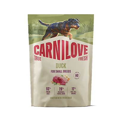 Корм сухий Carnilove True Fresh Duck Small Breed для cобак малих порід качка