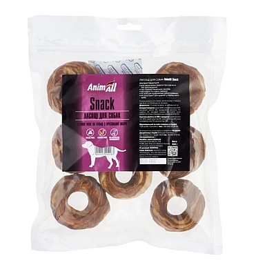 Качине філе AnimAll Snack на кільці з пресованої шкіри, для собак