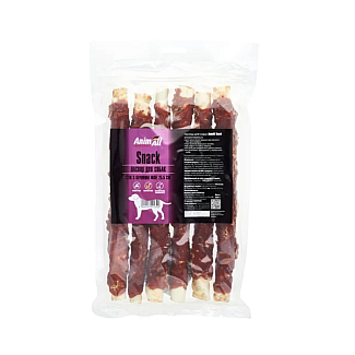 Ласощі для собак AnimAll Snack  з качиним філе 25.5*3 см 6 шт, 500 г