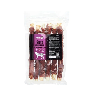 Ласощі для собак AnimAll Snack  з качиним філе 25.5*3 см 6 шт