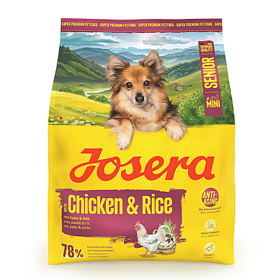Сухий корм для собак JOSERA Mini Senior with Chicken & Rice