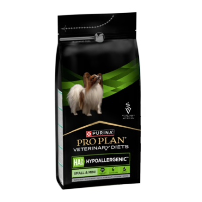 Сухий корм Pro Plan Veterinary Diets by Purina HA Hypoallergenic для цуценят та дорослих собак дрібних порід
