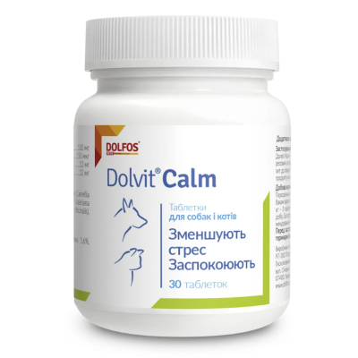 Кормова добавка для собак та котів Dolfos Dolvit Calm (1т/10кг)