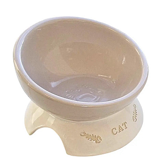 Nobby Миска для котів CAT керамічна 13,5х9см 250мл, кремова