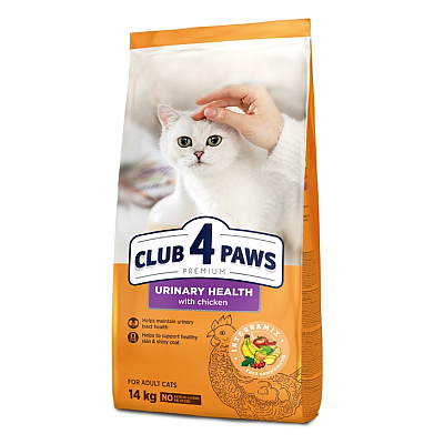 Cухий корм CLUB 4 PAWS PREMIUM "Клуб 4 лапи" підтримка здоров`я сечовидільної системи для дорослих кішок
