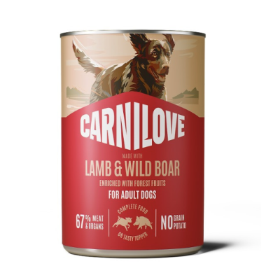 Carnilove Lamb & Wild Boar for Adult Dogs - Консерви з ягням і кабаном для дорослих собак