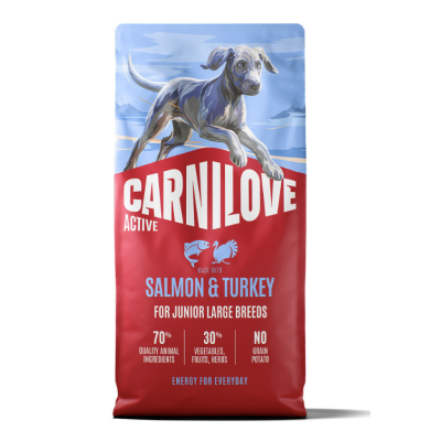 Сухий корм для цуценят Carnilove Salmon & Turkey з лососем та індичкою