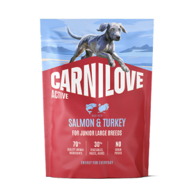 Сухий корм для цуценят Carnilove Salmon and Turkey Puppy з лососем та індичкою