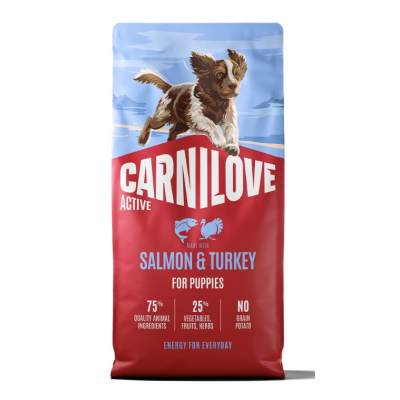 Сухий корм для цуценят Carnilove Salmon & Turkey з лососем та індичкою