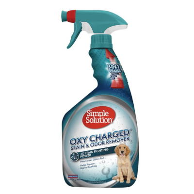 Спрей Simple Solution Oxy Charged Stain & Odor Remover для нейтралізації запахів і плям c киснем