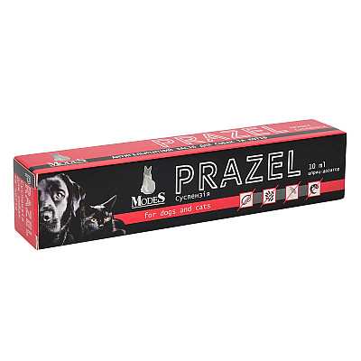 Суспензія Modes Prazel антигельмінтний захист для собак і котів 