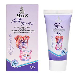Паста для котів та собак Modes Dr.KIS Multivit мультивітамінна, 50 г