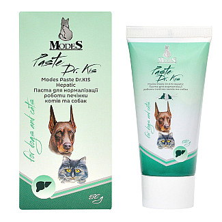 Modes Paste Dr.KIS Hepatic Паста для нормалізації роботи печінки собак та котів, 50 г