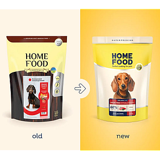 Сухий корм для собак малих порід Home Food (Хоум Фуд) DOG ADULT MINI Беззерновий гіпоалергенний з качкою та індичкою, 1.6 кг