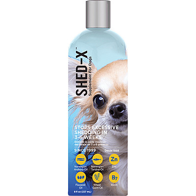 SynergyLabs Shed-X Dog СИНЕРДЖІ ЛАБС ШЕД-ІКС ДОГ добавка для вовни собак, проти линяння