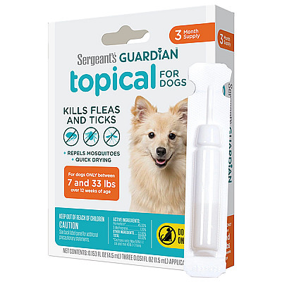 Sergeant’s Guardian Dogs СЕРЖАНТС ГАРДІАН краплі від бліх, кліщів, комарів для собак 1.5мл