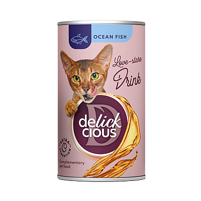 Додатковий корм для котів DELICKCIOUS™ напій з океанічною рибою