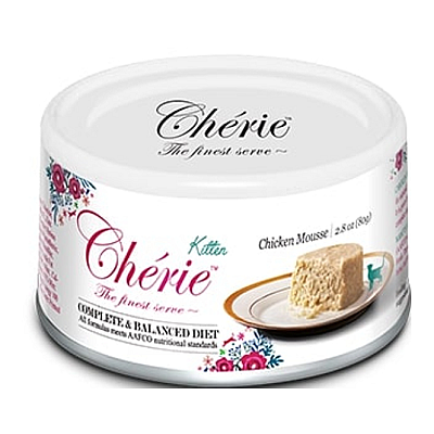Консервований корм Cherie Complete & Balanced Chicken Mousse Kitten Мус з курки для кошенят