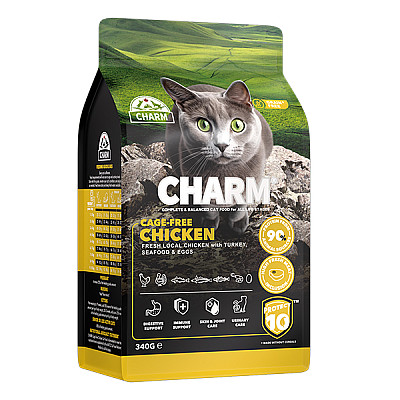 Сухой беззерновой холистик корм для кошек Charm Cage-Free Chicken ЧАРМ КУРКА СВОБОДНОГО ВИГУЛА 