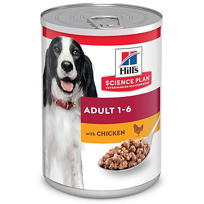 Вологий корм для собак Hill's Adult All Breeds Chicken для всіх порід з куркою