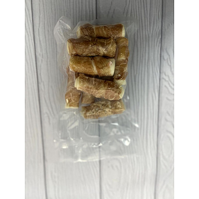 AnimAll Dental трубочка рулетик №4 з м'ясом курки, 9-10 см