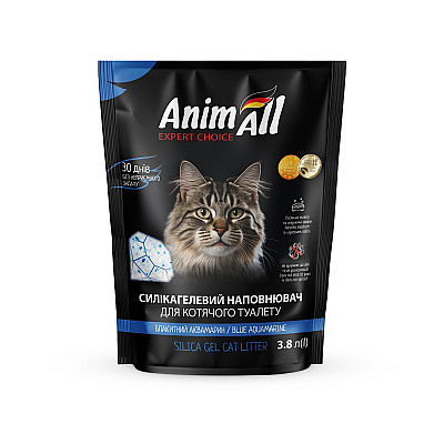 Animall Блакитна долина - силікагелевий наповнювач для котячого туалету