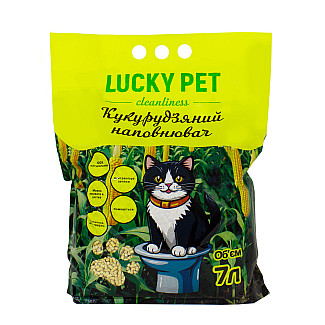 Наполнитель Lucky Pet кукурузный, 7л