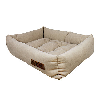Лежак Lucky Pet Amia, бежевый, 40х55х12 см