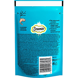 Лакомство для кошек Dreamies с лососем, 60 г