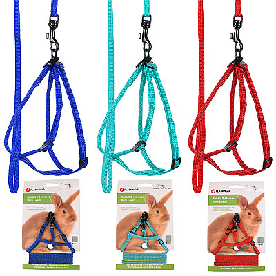 Flamingo Rabbit Y-Harness with Leash ФЛАМИНГО Y-шлея і повідок для кролика