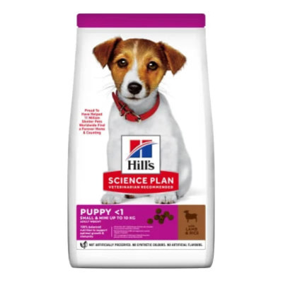 Сухий корм Hill's SP Puppy Small & Miniature Lamb & Rice для цуценят малих і мініатюрних порід, з ягням