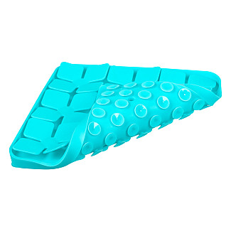 Килимок для пошуку корму Waudog Silicone, 205х205х17 мм, блакитний