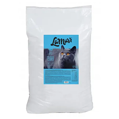Сухий корм для дорослих котів Quattro (Кваттро) La Murr Cat Adult Extra Poultry Ocean fish з океанічною рибою