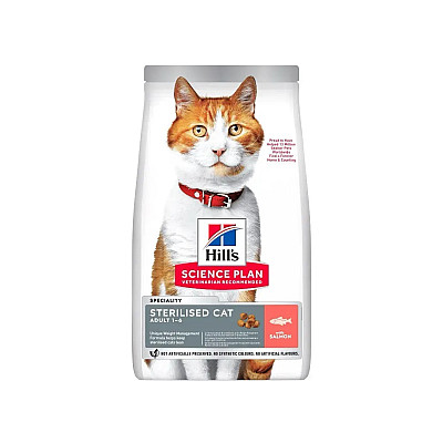 Сухий корм для стерилізованих котів Hill's SP Sterilised Cat Adult Salmon з лососем