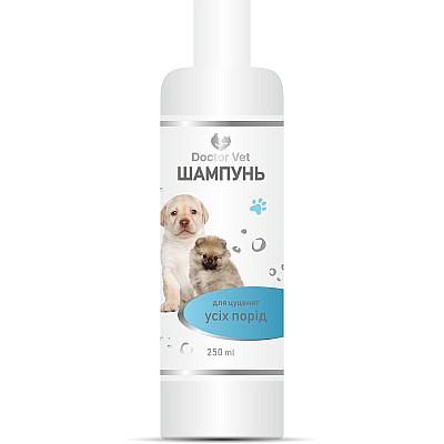 Шампунь для цуценят усіх порід Doctor Vet