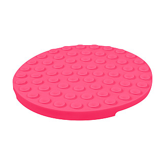 Килимок для злизування і повільного харчування Waudog Silicone 211х211х30 мм, рожевий