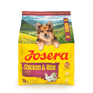 Сухой корм для собак JOSERA Mini Senior with Chicken & Rice, 900г
