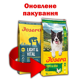 Сухой корм для собак JOSERA Light & Vital, 12.5 кг