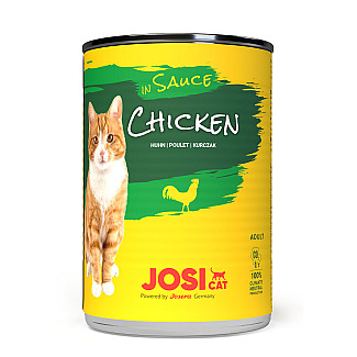 Вологий корм JosiCat Chicken in Sauce для кішок з куркою, 415 г