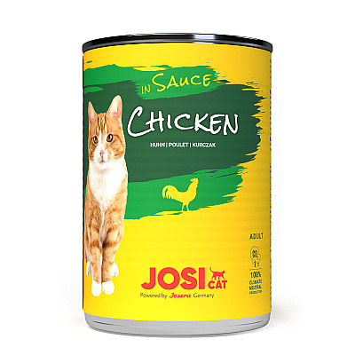 Влажный корм JosiCat Chicken in Sauce для кошек с курицей