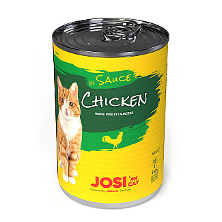 Вологий корм JosiCat Chicken in Sauce для кішок з куркою, 415 г