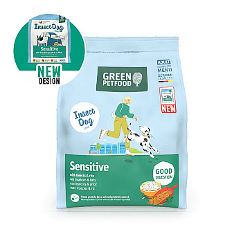 Сухой корм для собак Green Petfood Sensitive with Insects, 10 кг