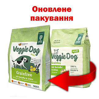 Сухой корм для собак Green Petfood with Potato and Pea, 900 г