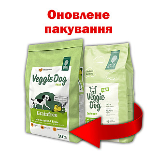 Сухой корм для собак Green Petfood with Potato and Pea, 10 кг