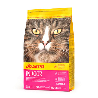 Сухий беззерновий корм для стерилізованих і малоактивних котів Josera Indoor з птицею, 2 кг