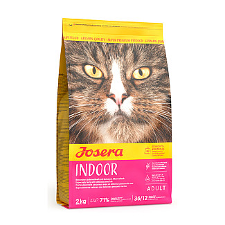 Сухий беззерновий корм для стерилізованих і малоактивних котів Josera Indoor з птицею, 2 кг